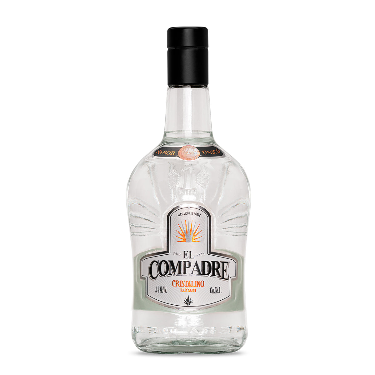 DEST AGAVE EL COMPADRE CRISTALINO 12/1LT