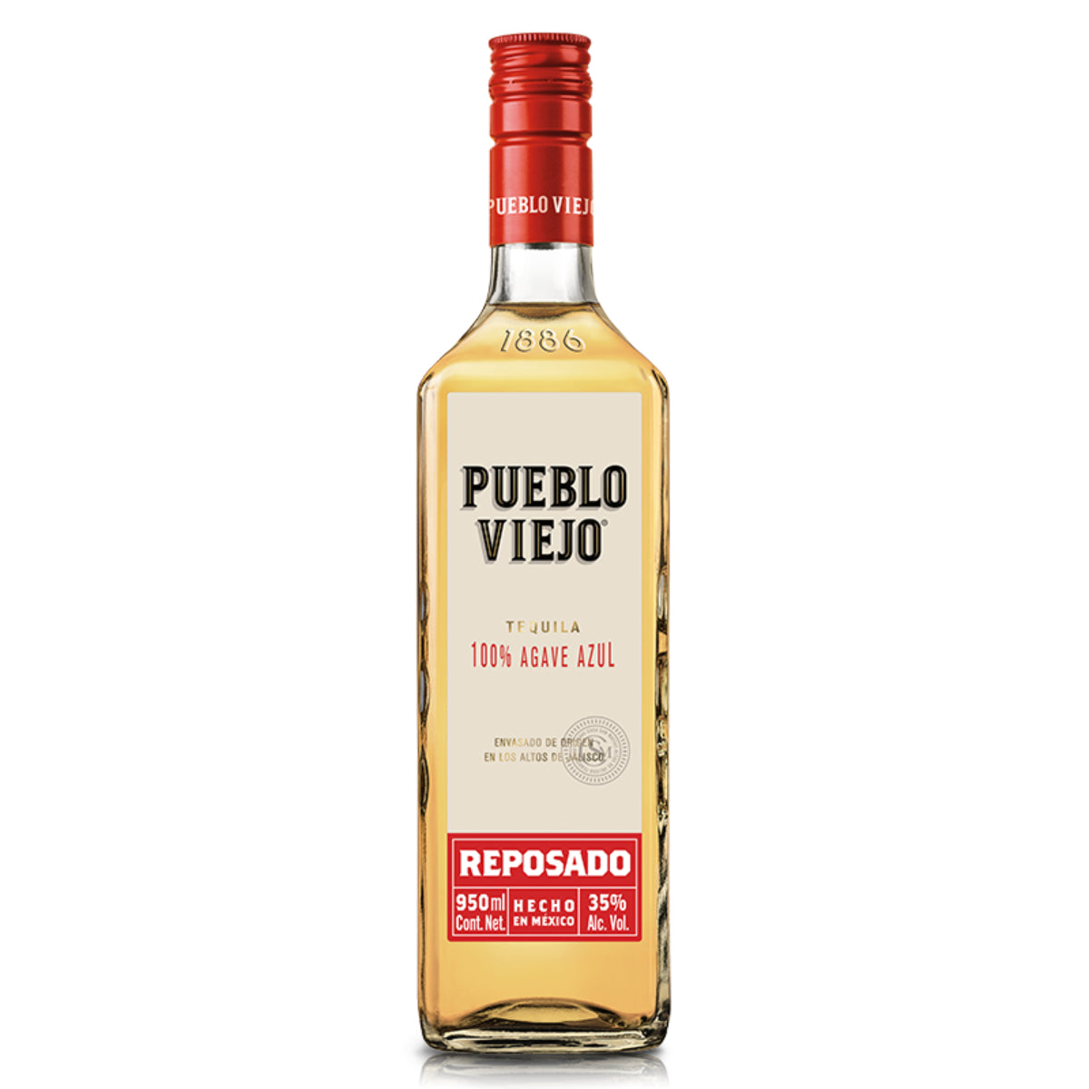 TEQ PUEBLO VIEJO REPOSADO 12/950ML