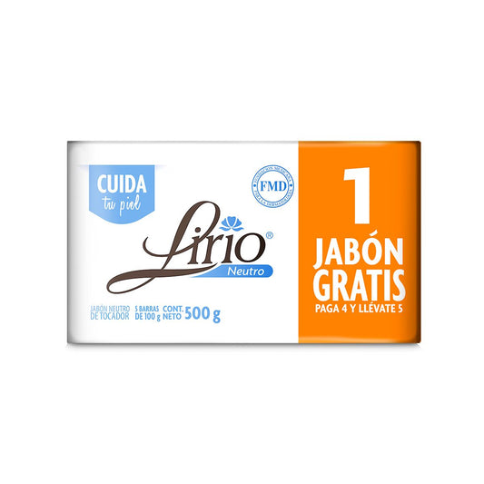 JT LIRIO NEUTRO 4+1PZ GRA 20/5/100GR