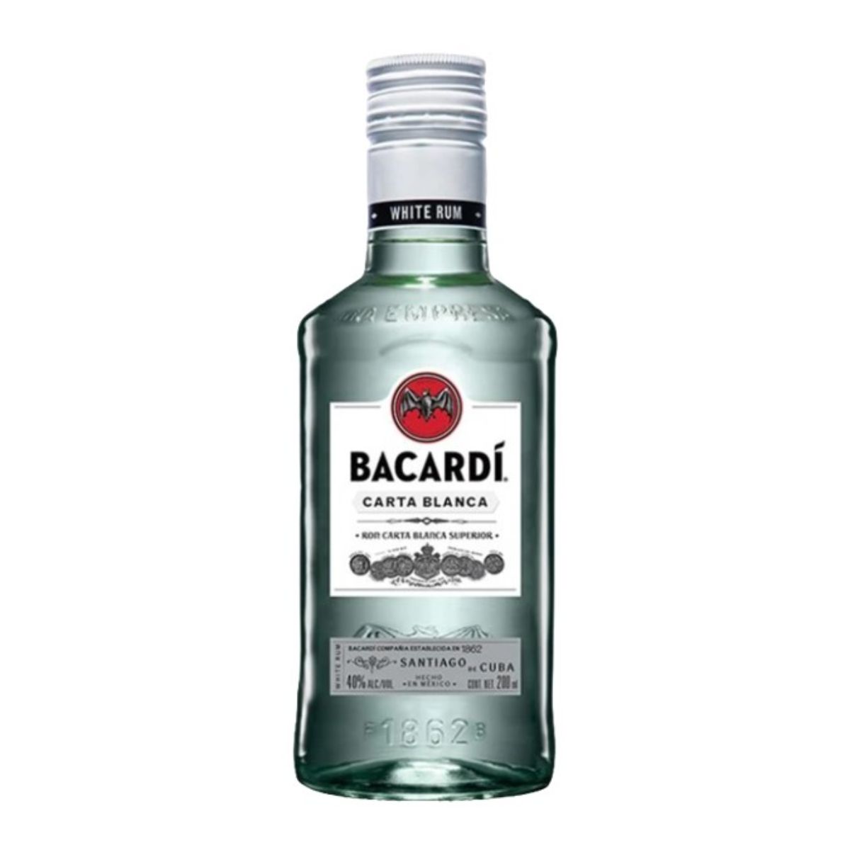RON BACARDI CARTA BLANCA 200ML