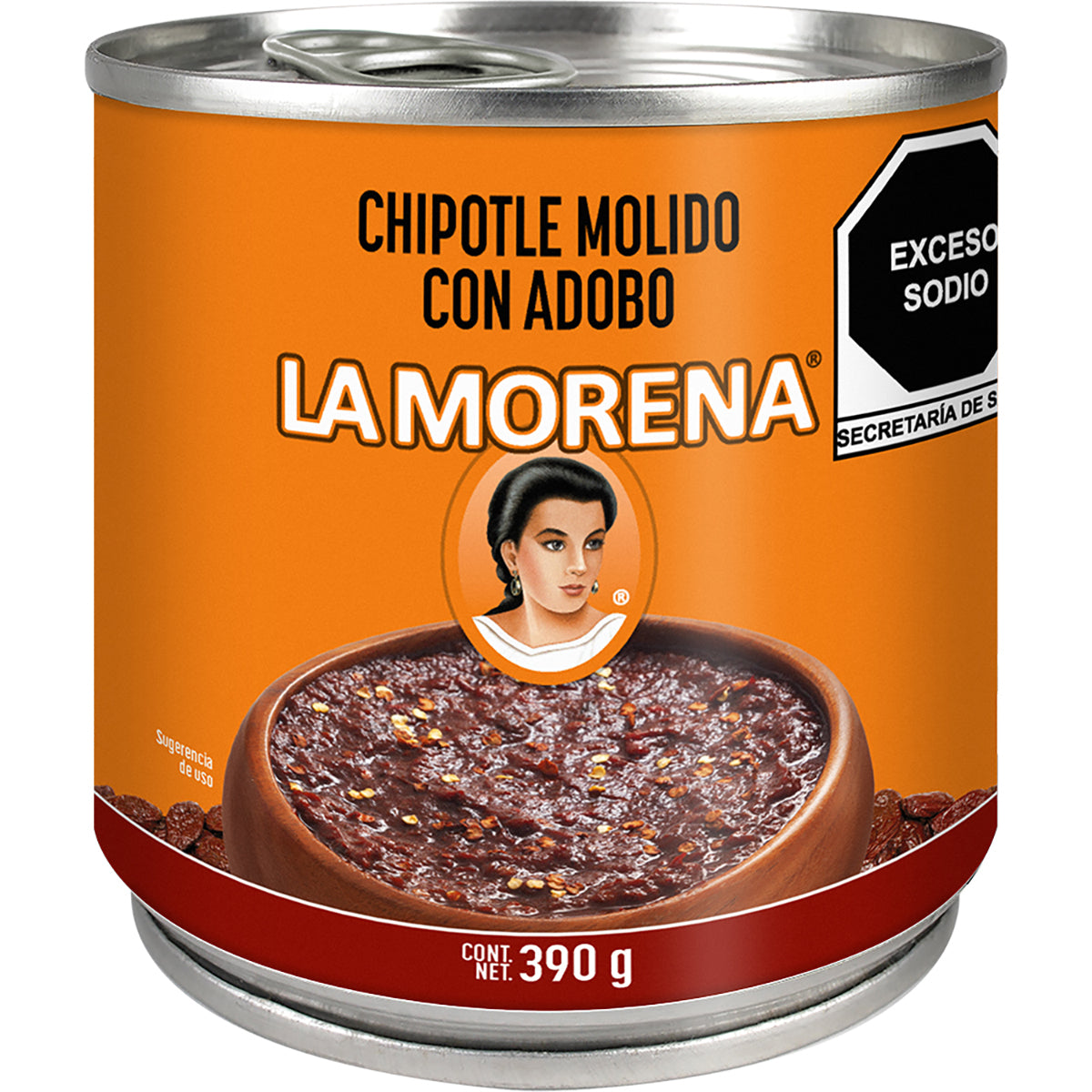 CH LA MORENA CHIPOTLE MOLIDO24/390GR