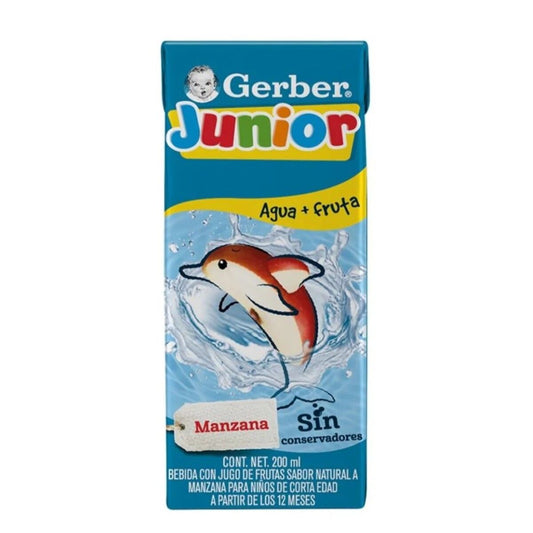 INF JUG GERBER JUNIOR MANZANA 20/200ML