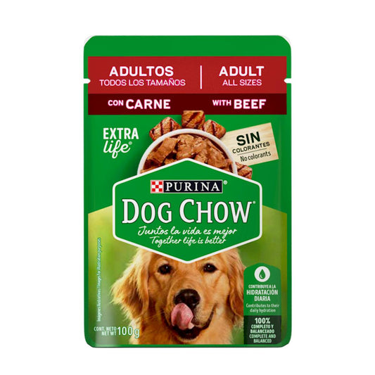 MASC DOG CHOW ADULTO CARNE12/100GR