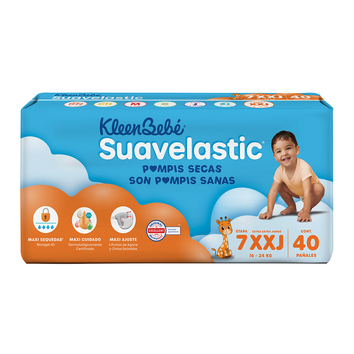 PÑ SUAVELASTIC MAX XX JUMBO 40PZ