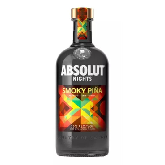 VODKA ABSOLUT NIGHTS SMOKY PIÑA6/700ML