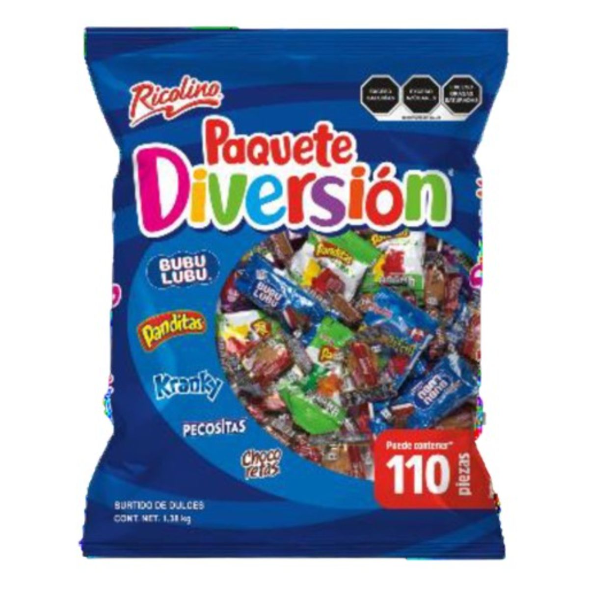 DL RICOLINO PAQUETE DIVERSION1.382KG