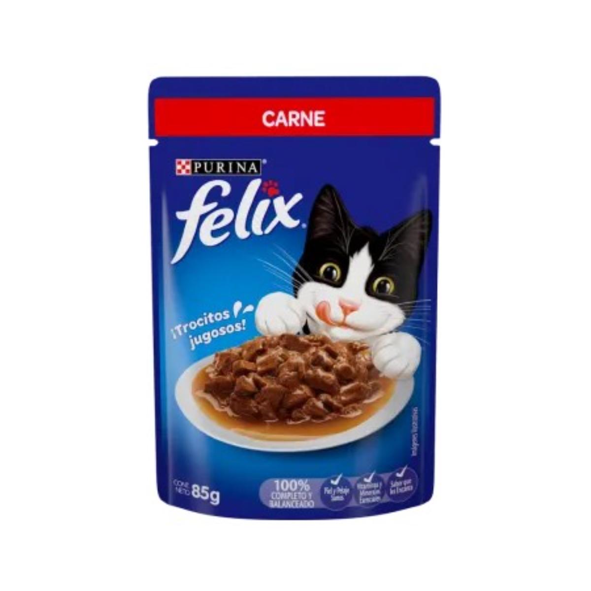 MASC FELIX POUCH CARNE 12/85GR