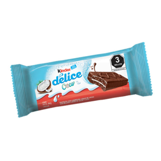 DL CHOC KINDER DELICE COCO 6/10/39GR