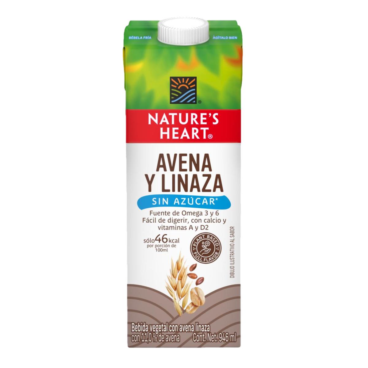 LCH NATURES HEART S/AZU AVEN/LIN 6/946ML