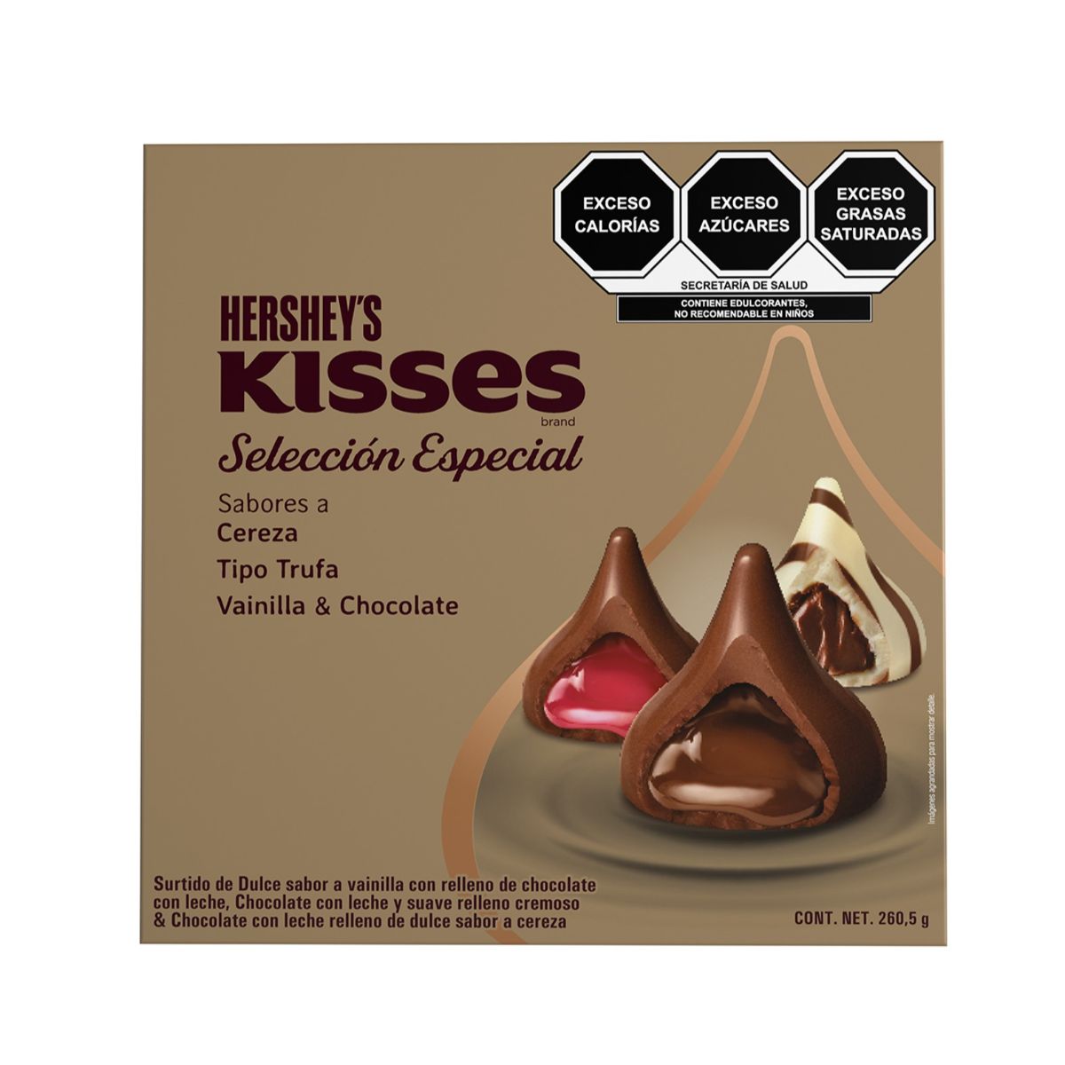 DL CHOC KISSES S/ESPECIAL SURT 260.5GR
