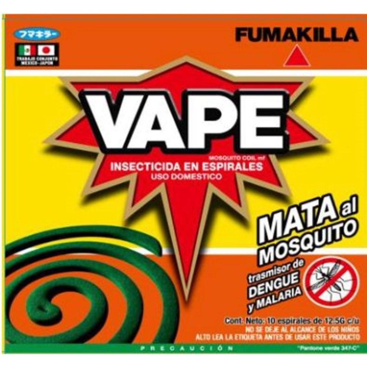 Vape Insecticida Insecticida Vape Espirales Verdes 10 Pzas – Mayorista Duero