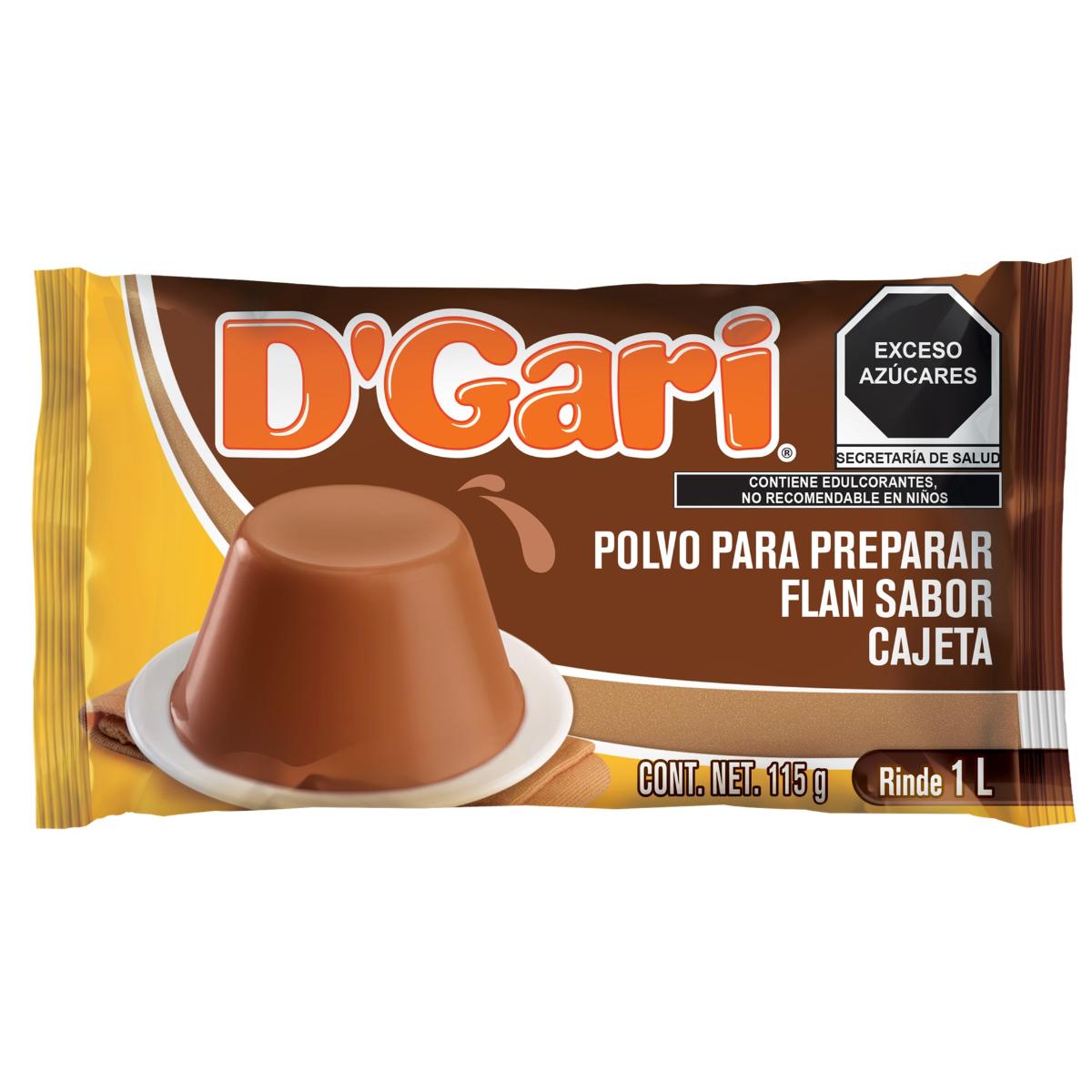 FLAN DGARI CAJETA115GR