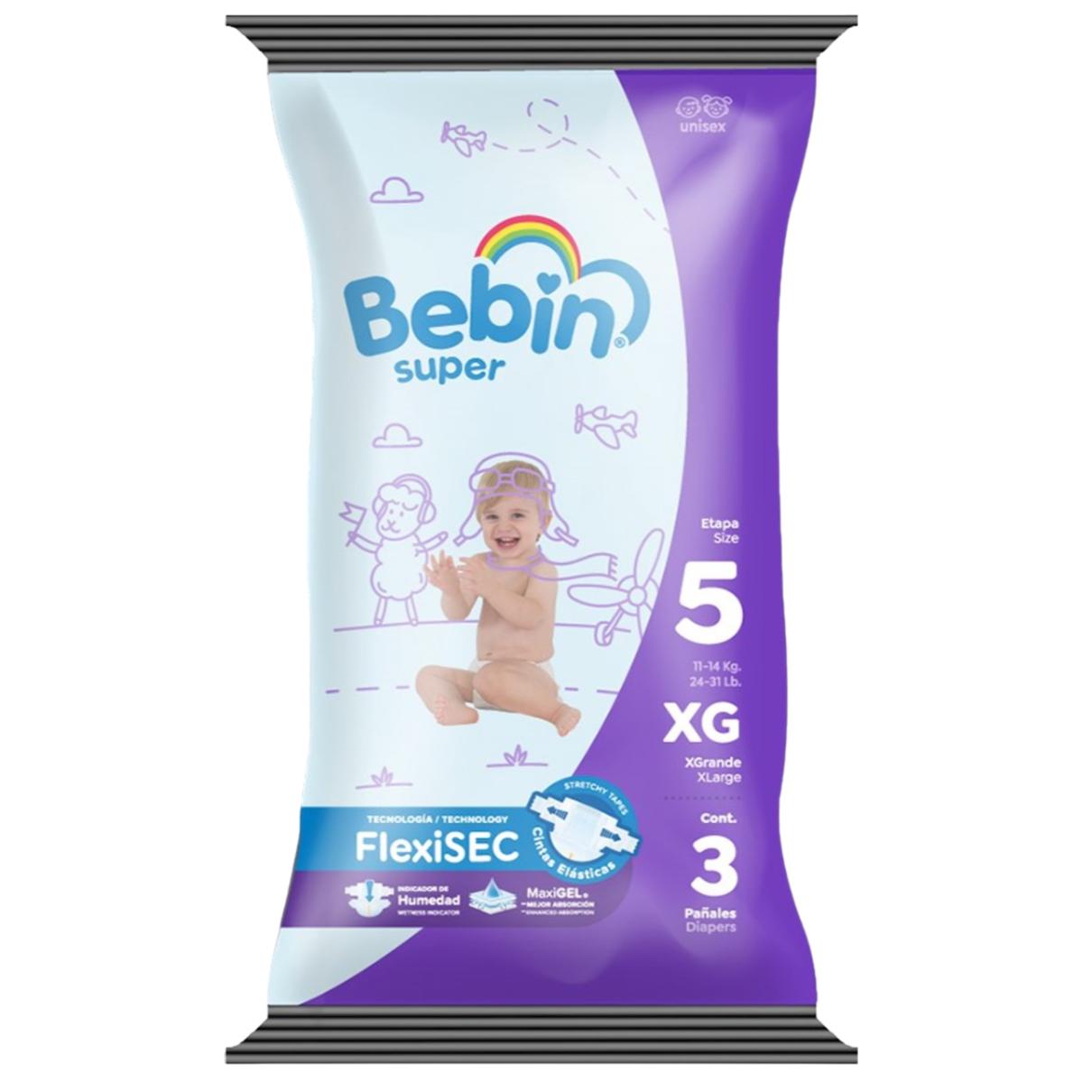 PÑ BEBIN SUPER EXTRA GRANDE 28/3PZ