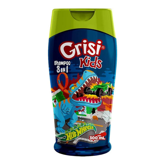 SH GRISI KIDS 3EN1 HOTWHEELS12/300ML