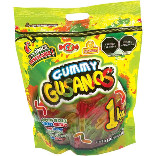 DL GOM LAS DELICIAS GUMMY GUSANOS10/KG