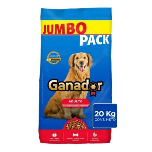 MASC GANADOR ADULTO RAZAS/MED/GDE 20KG