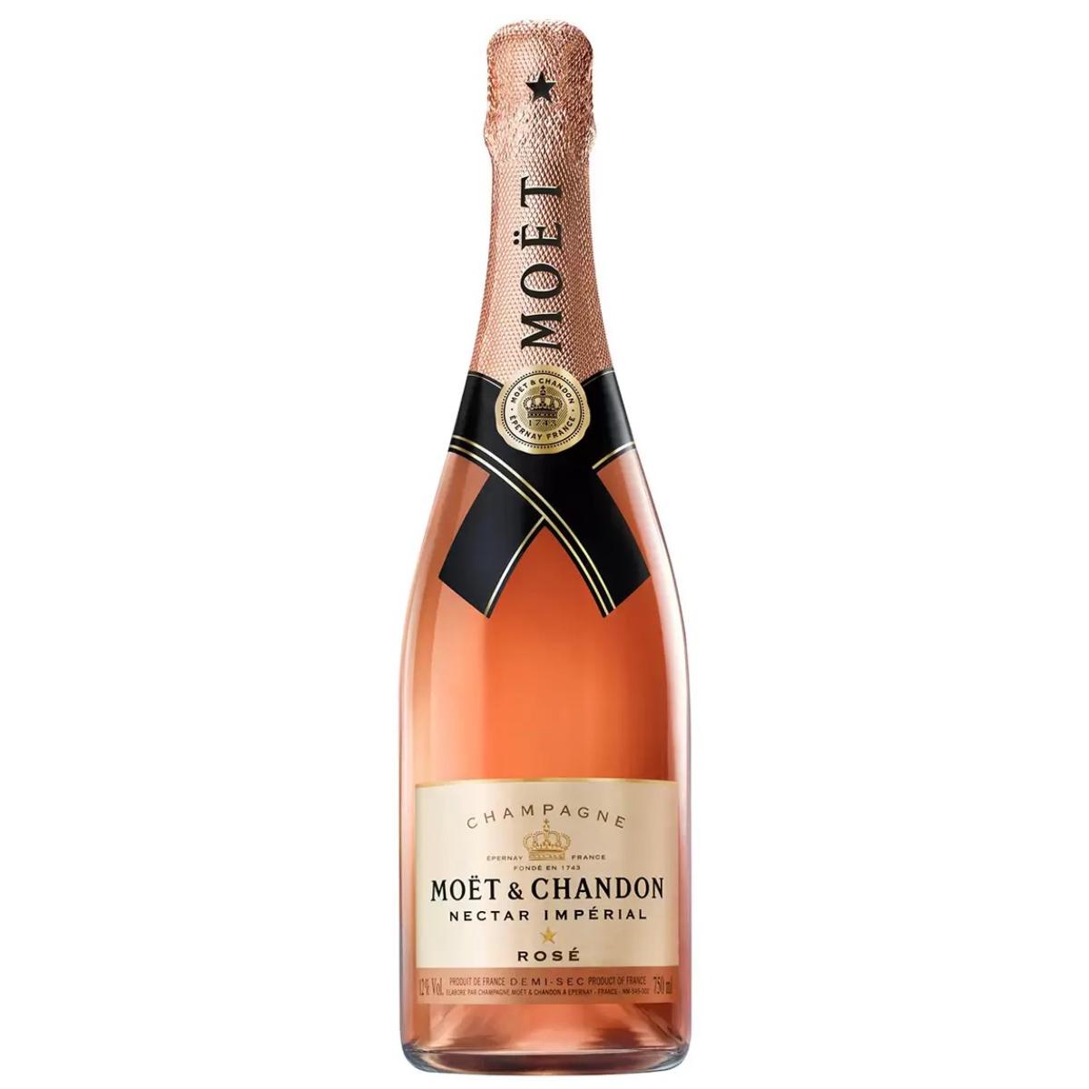 CHAMP MOET&CHANDON NECT IMP ROSE 6/750ML