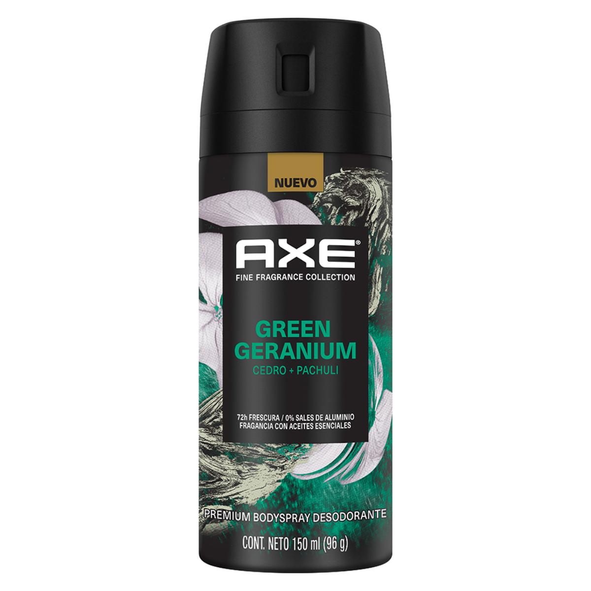 DS AXE AER GREEN GERANIUM 12/150ML