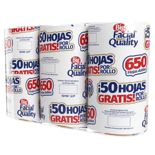 HIG BIG QUALITY 600HD+50HD 8/6ROLL