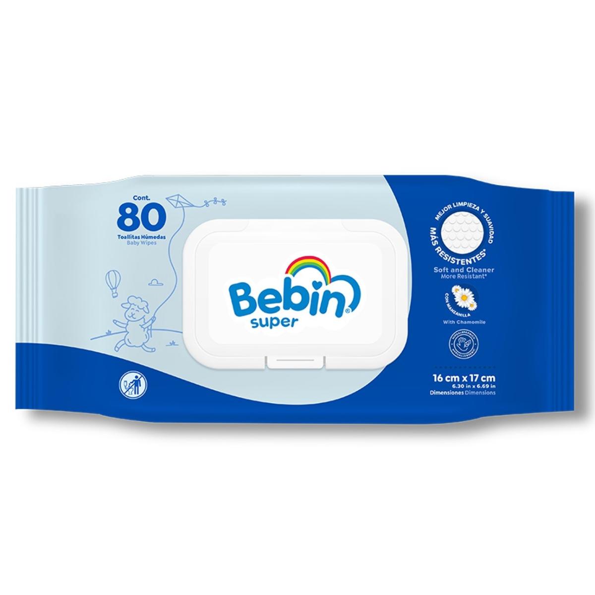 BB TOALL HUM BEBIN SUPER C/TAPA12/80PZ