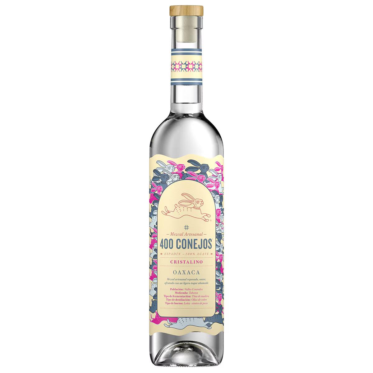 MEZCAL 400 CONEJOS CRISTALINO6/700ML
