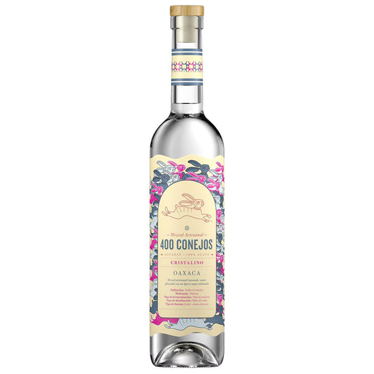 MEZCAL 400 CONEJOS CRISTALINO6/700ML