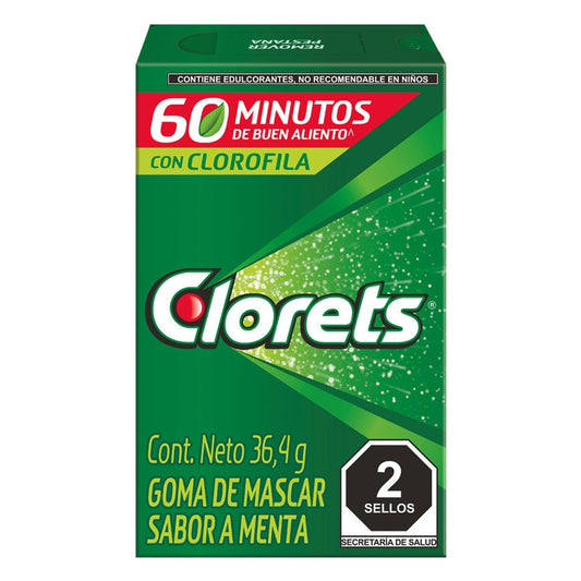 DL CHIC CLORETS 26S CLOROFIL8/36.4GR