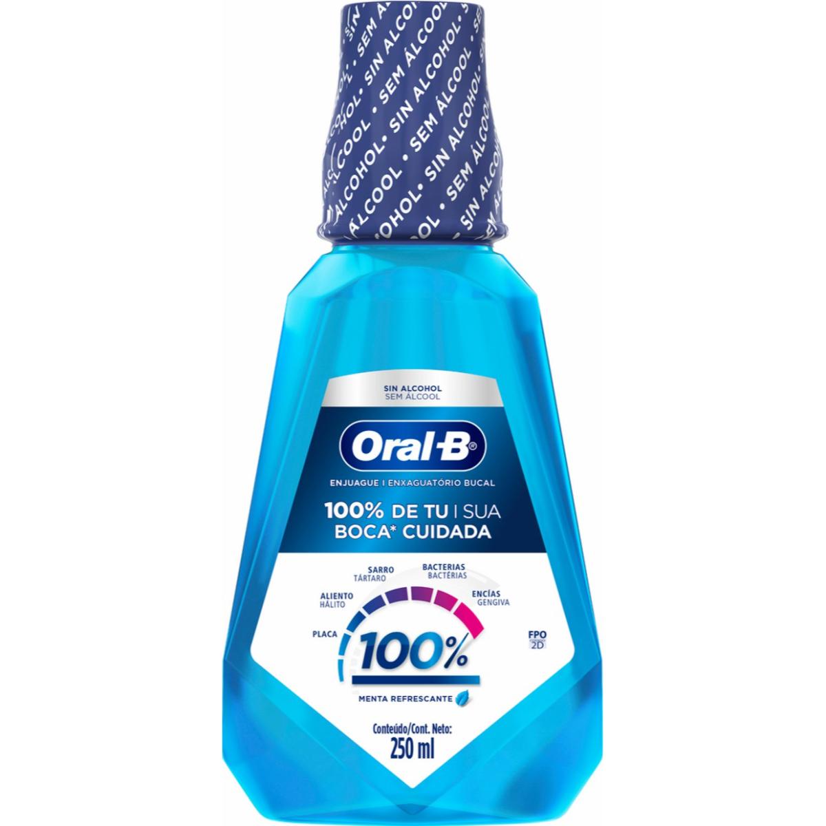 CB ENJ ORAL-B 100% DE TU BOCA 12/250ML
