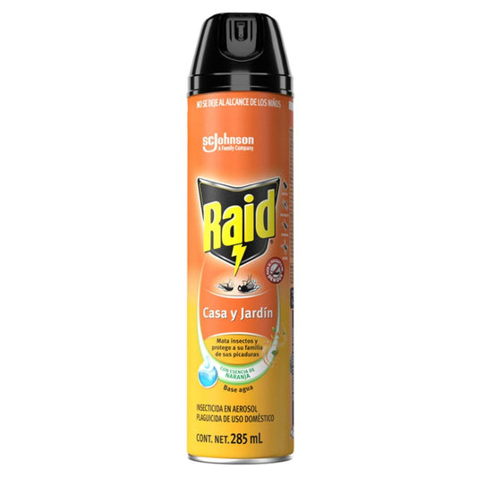 INS RAID CASA Y JARDIN NARANJA12/285ML
