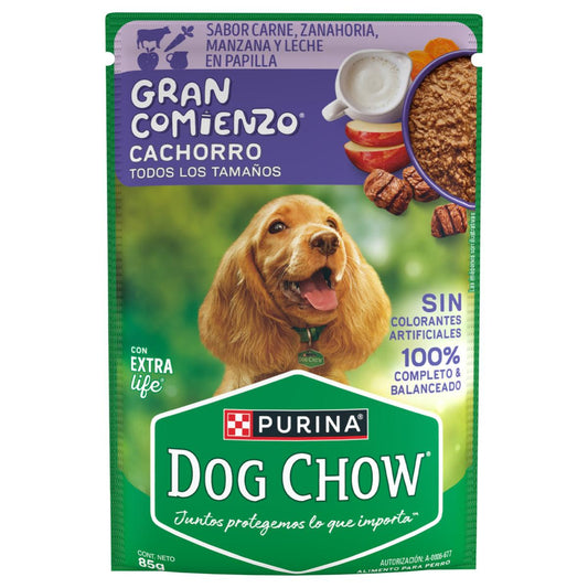 MASC DOG CHOW CACHORRO CARNE 12/85GR