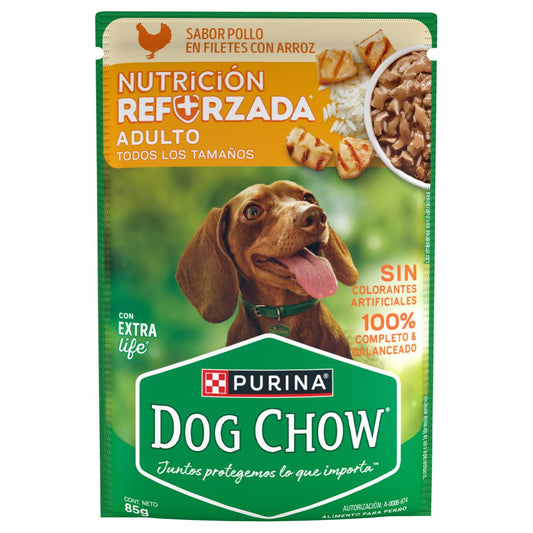 MASC DOG CHOW POUCH ADULTO POLLO 12/85GR