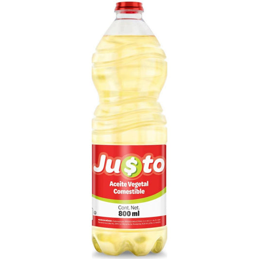 AC JUSTO VEGETAL12/800ML