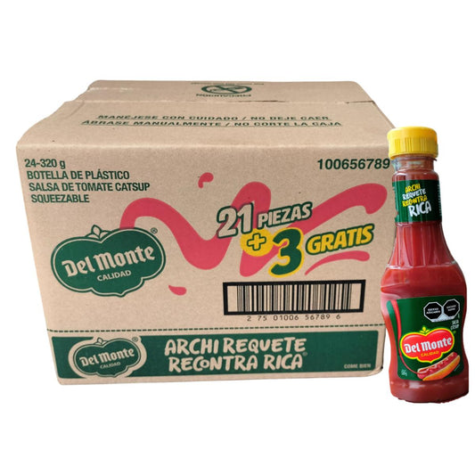 SSA CATSUP DEL MONTE SQZ+3PZ21/320GR