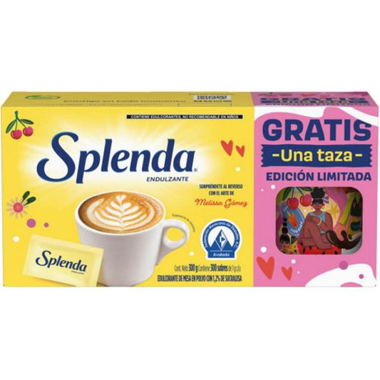 AZ SPLENDA+TAZA GRATIS 12/300PZ