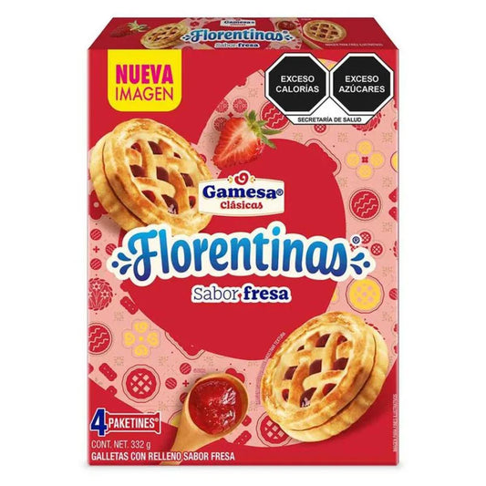 GALL GAMESA FLORENTINAS FRESA 12/332GR