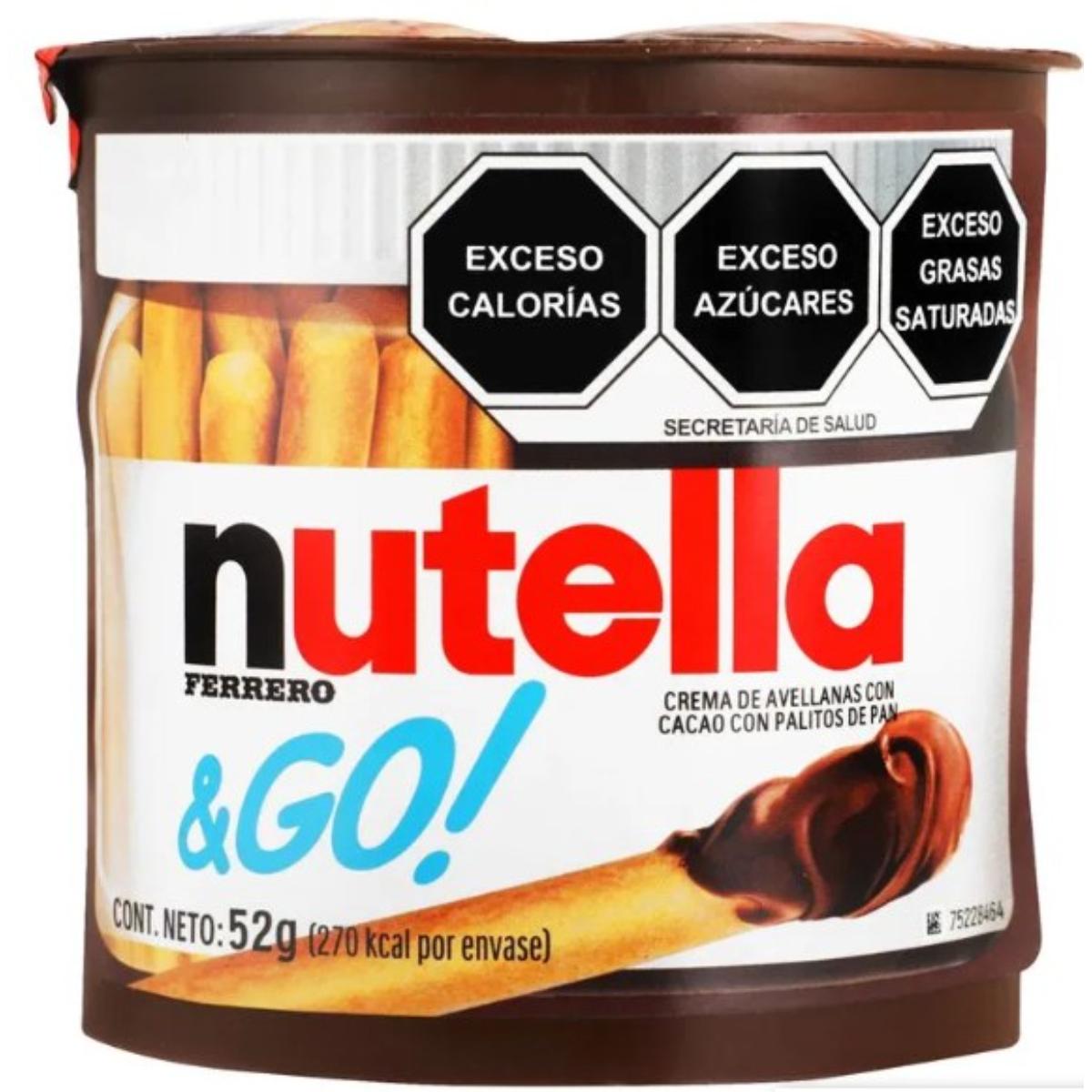 CREMA AVELLANA NUTELLA & GO10/52GR