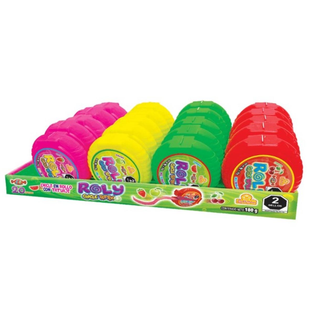 Chicle en rollo Las Delicias Roly 20 Pzas – Mayorista Duero