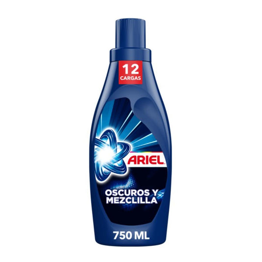 DET LIQ ARIEL OSCUROS Y MEZCLILL 9/750ML