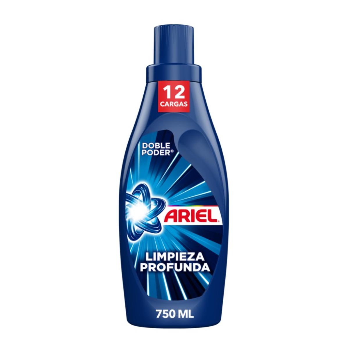 DET LIQ ARIEL LIMPIEZA PROFUNDA 9/750ML