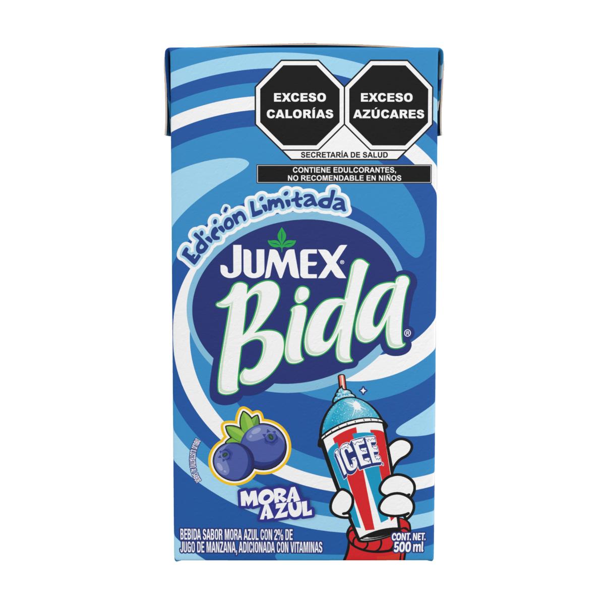 JUG JUMEX BIDA ICEE MORA AZUL 12/500ML