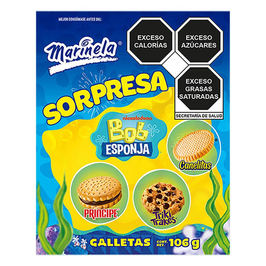 GALL MARINELA BOB ESPONJA SORPR 15/106GR