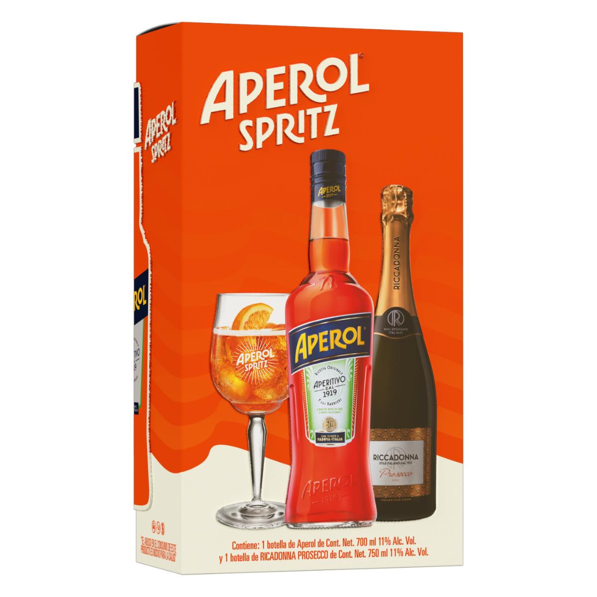 LICOR APEROL+RICCADONNA 750ML 6/700ML
