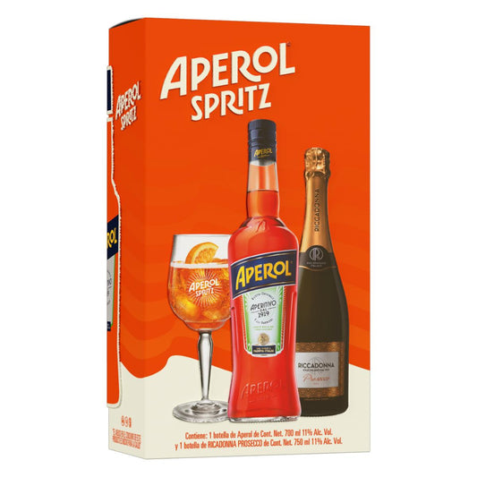 LICOR APEROL+RICCADONNA 750ML 6/700ML