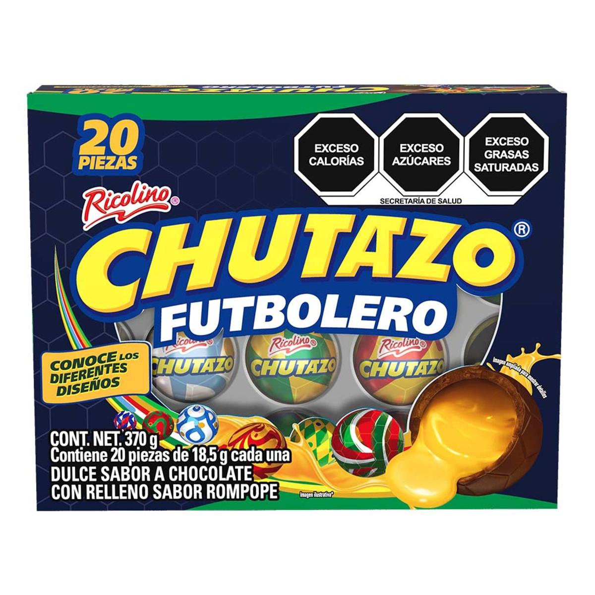 DL CHOC RICOLINO CHUTAZO MUNDIAL20PZ