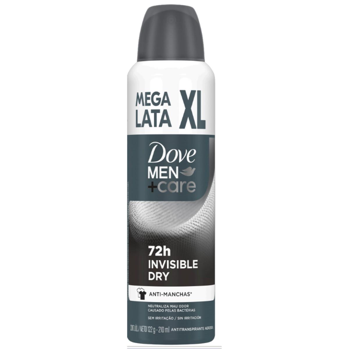 DS ANT DOVE+CARE AER INVISIB XL 12/210ML