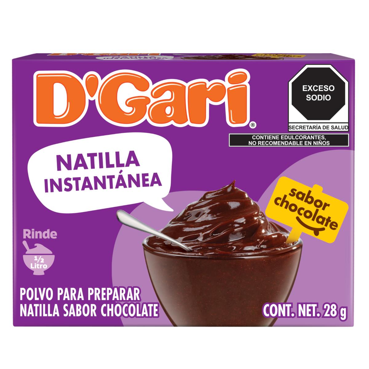 REP DGARI NATILLA CHOCOLATE24/28GR