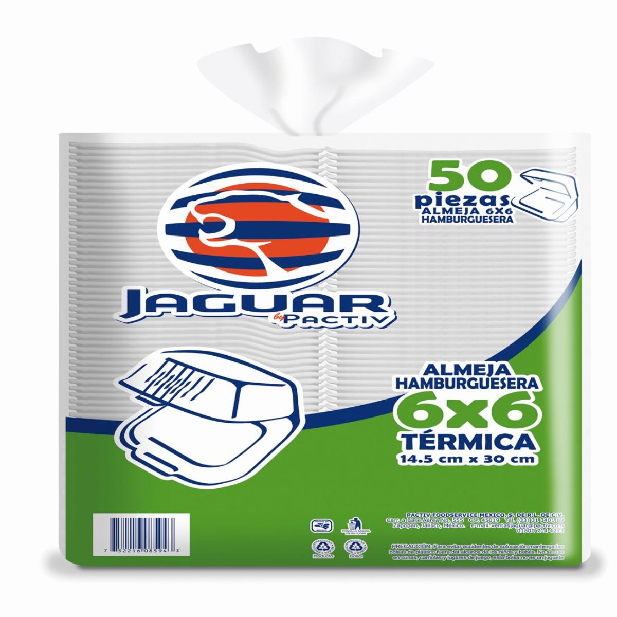 DES ALMEJA JAGUAR 6X6 HAMBURGUES 10/50PZ