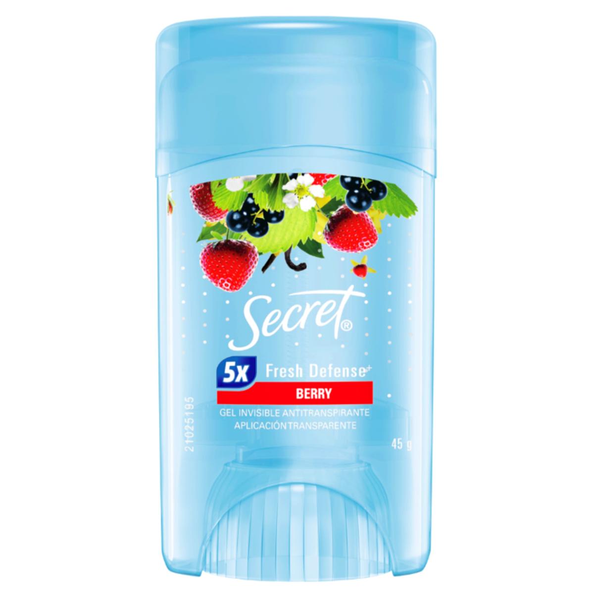 DS ANT SECRET GEL INVISIBL BERRY 12/45GR