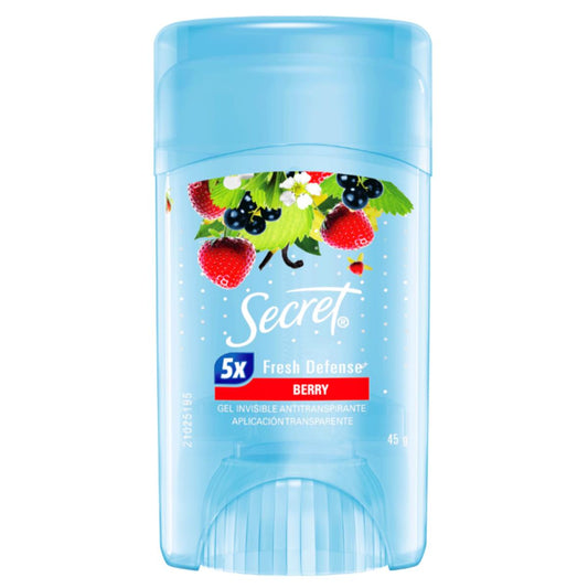 DS ANT SECRET GEL INVISIBL BERRY 12/45GR