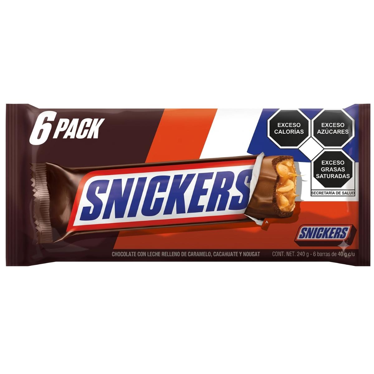 DL CHOC SNICKERS6/40GR